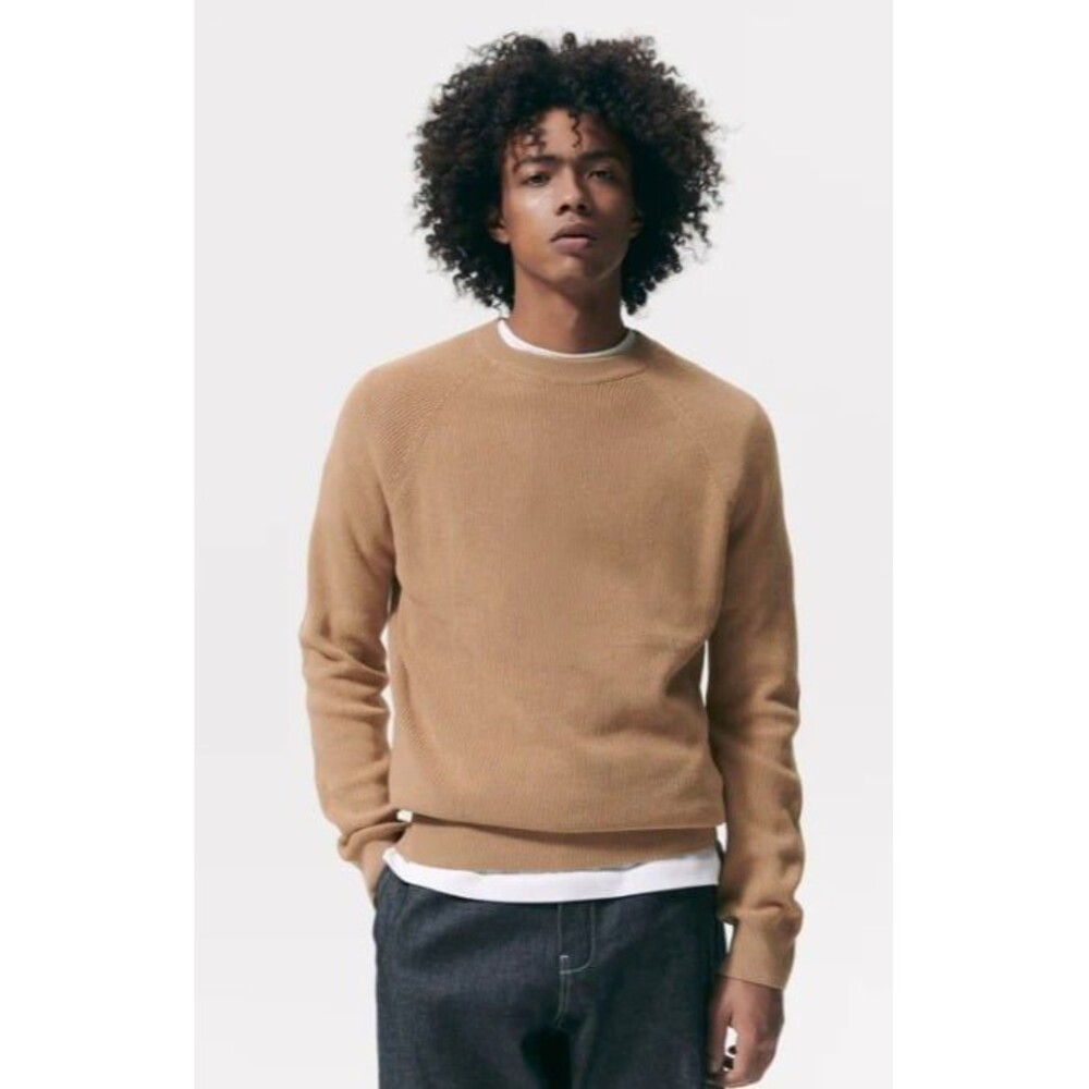 ZARA PURL KNIT SWEATER US M
